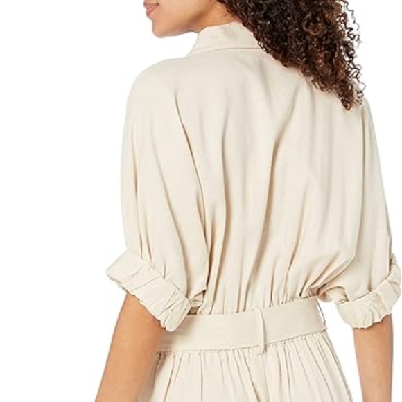 BLANK NYC Linen Jumpsuit with Belt, Comfortable and Elegant Trous - Picture 9 of 11